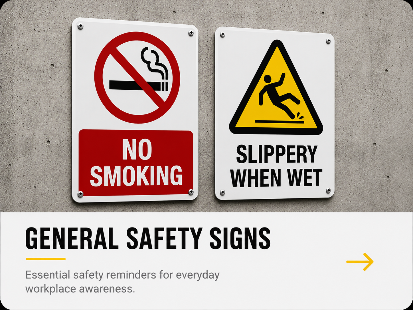 General Safety Signs