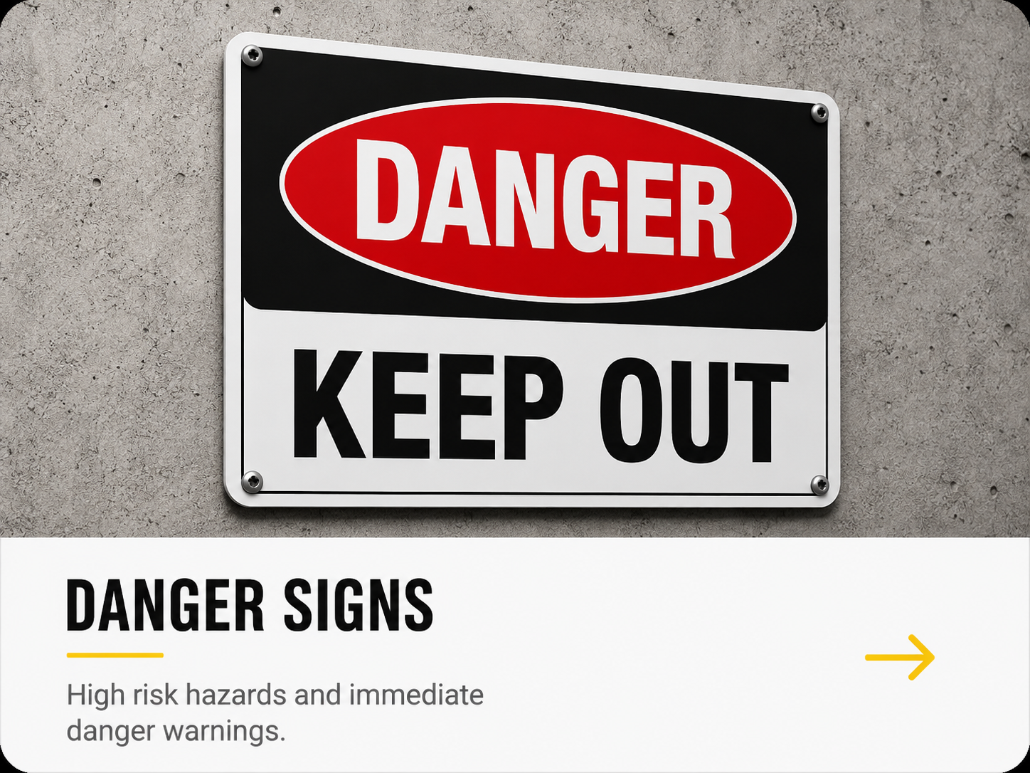 Danger Signs