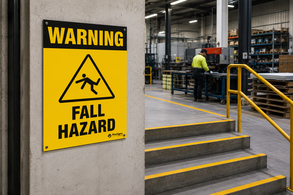 Warning – Fall Hazard
