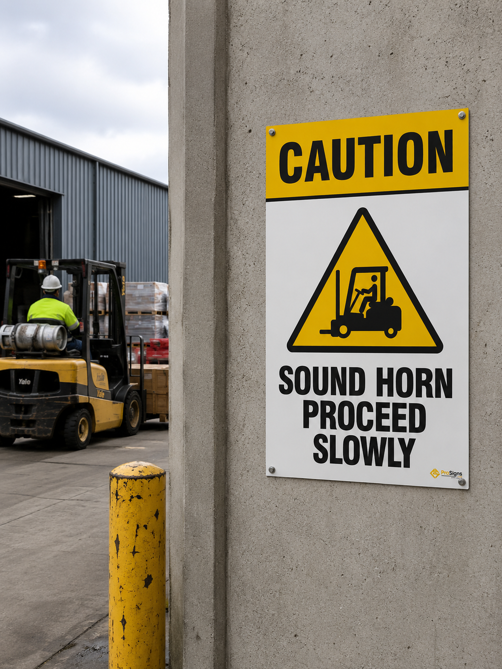 Caution – Sound Horn, Proceed Slowly