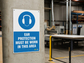 PPE – Ear Protection Must Be Worn in This Area