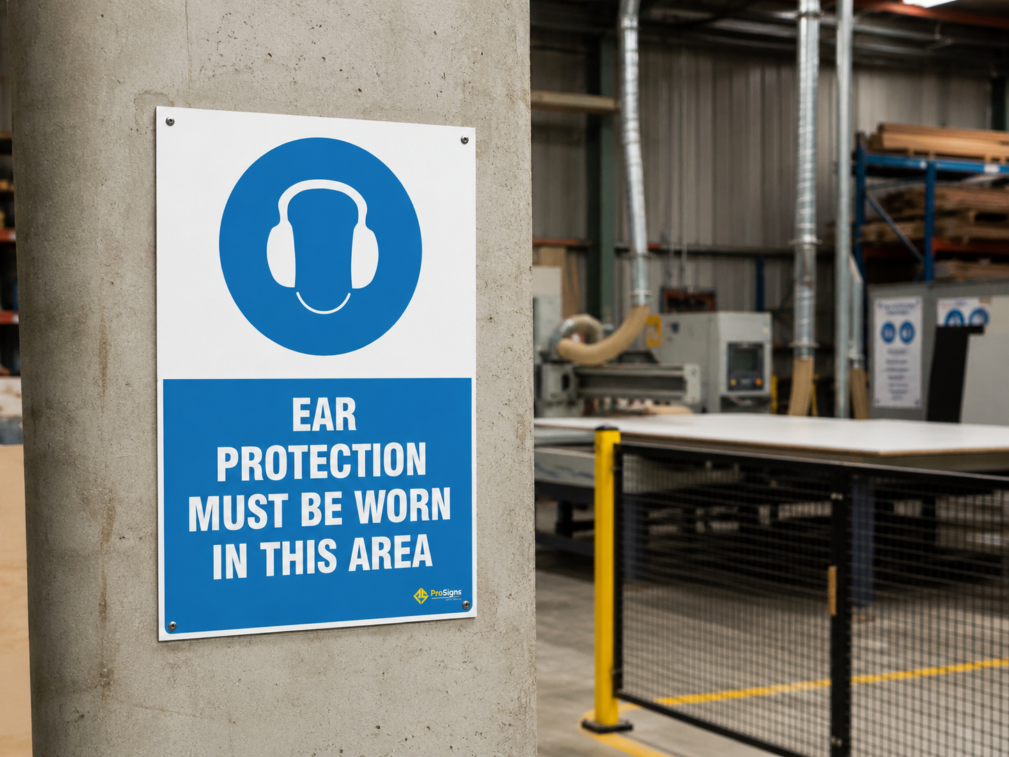 PPE – Ear Protection Must Be Worn in This Area