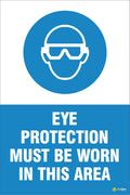 PPE – Eye Protection Must Be Worn in This Area