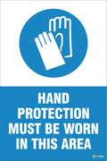 PPE – Hand Protection Must Be Worn in This Area