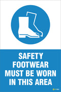 PPE – Safety Footwear Must Be Worn in This Area