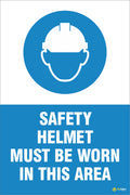 PPE – Safety Helmet Must Be Worn in This Area