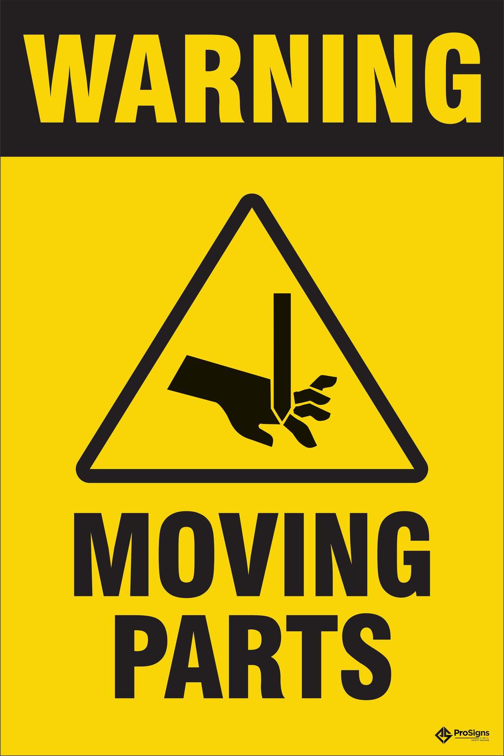 Warning – Moving Parts